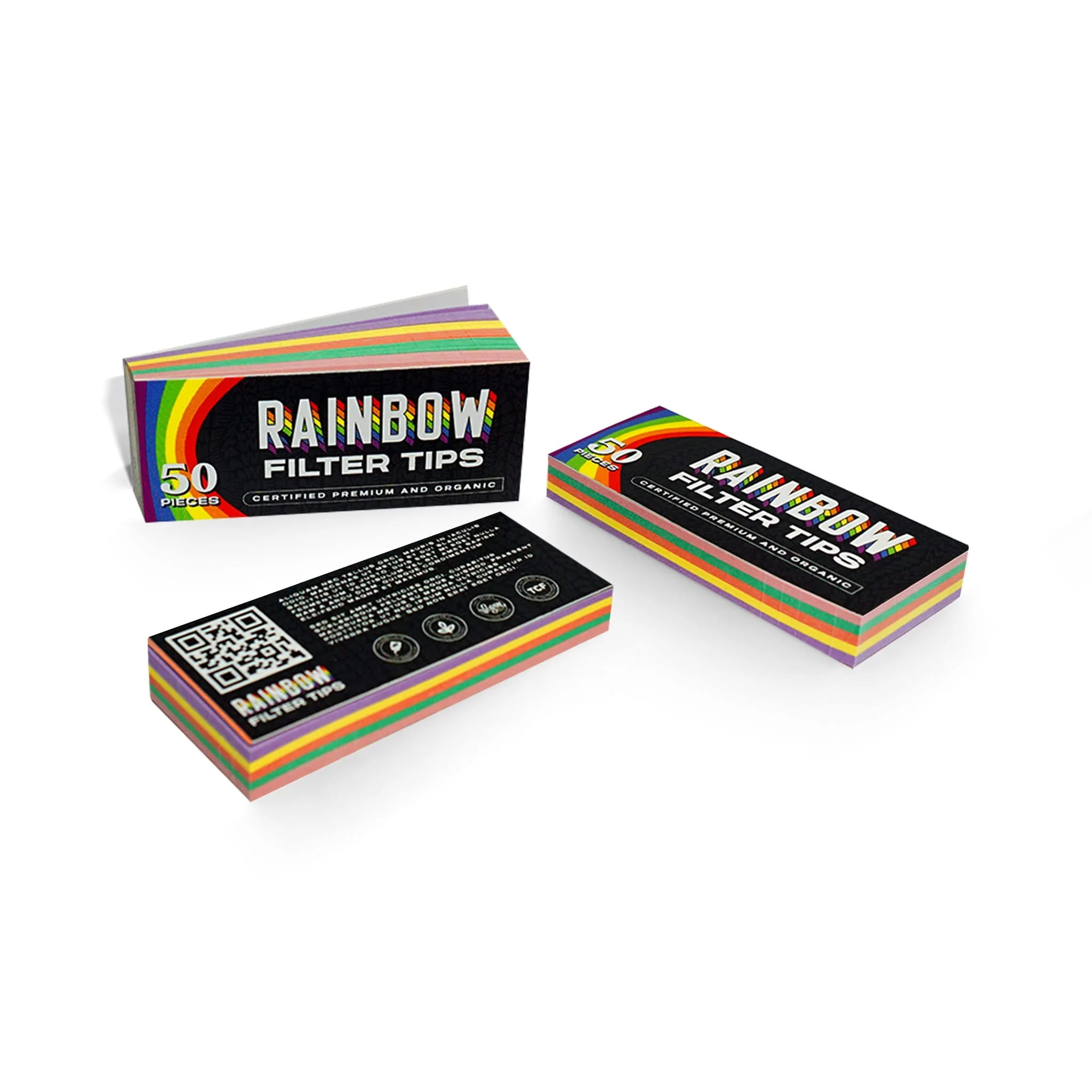 Custom Flat Rainbow ๐ Crutch Tips - Image 3