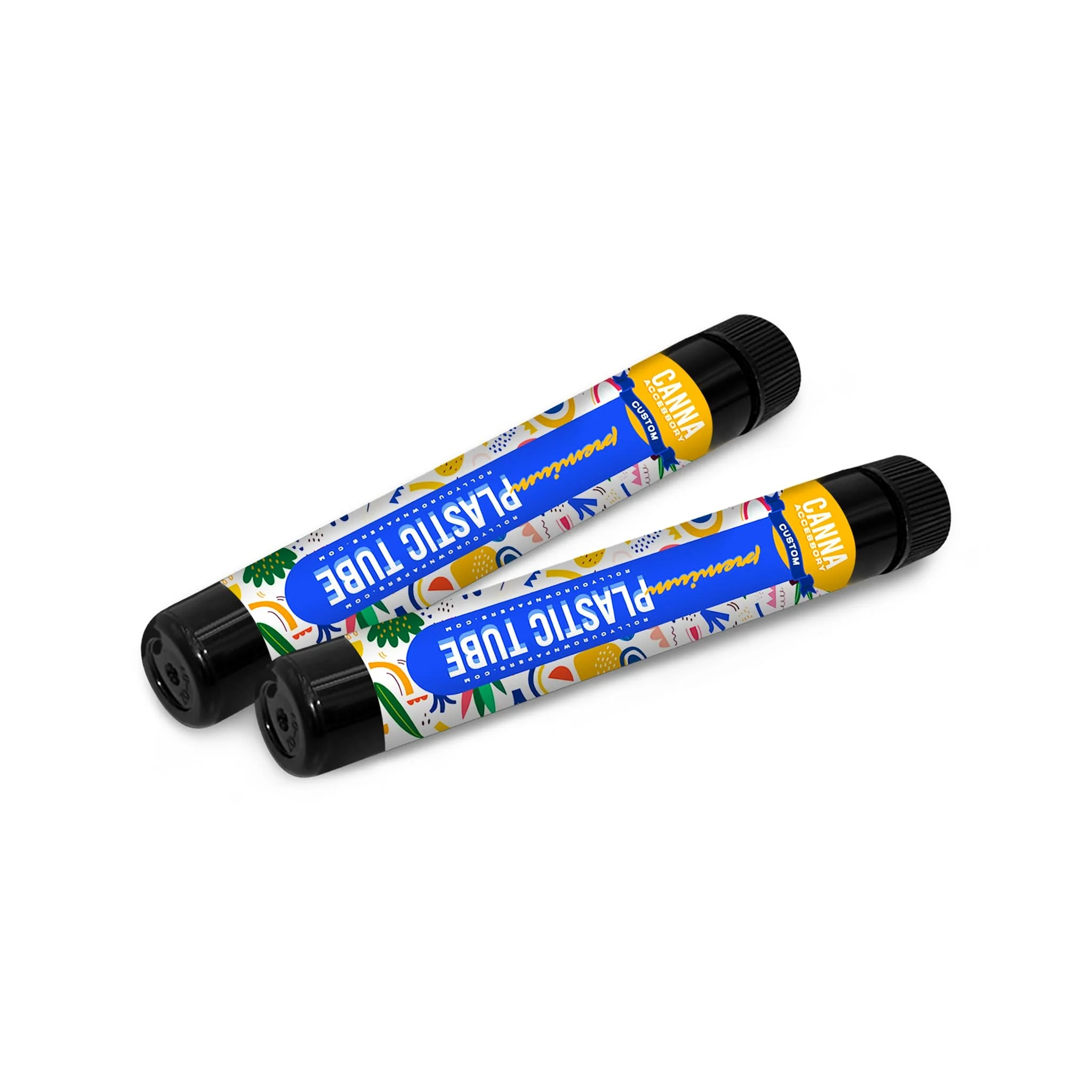 Custom Pre rolled Cone Plastic Tube Stickers - Image 2