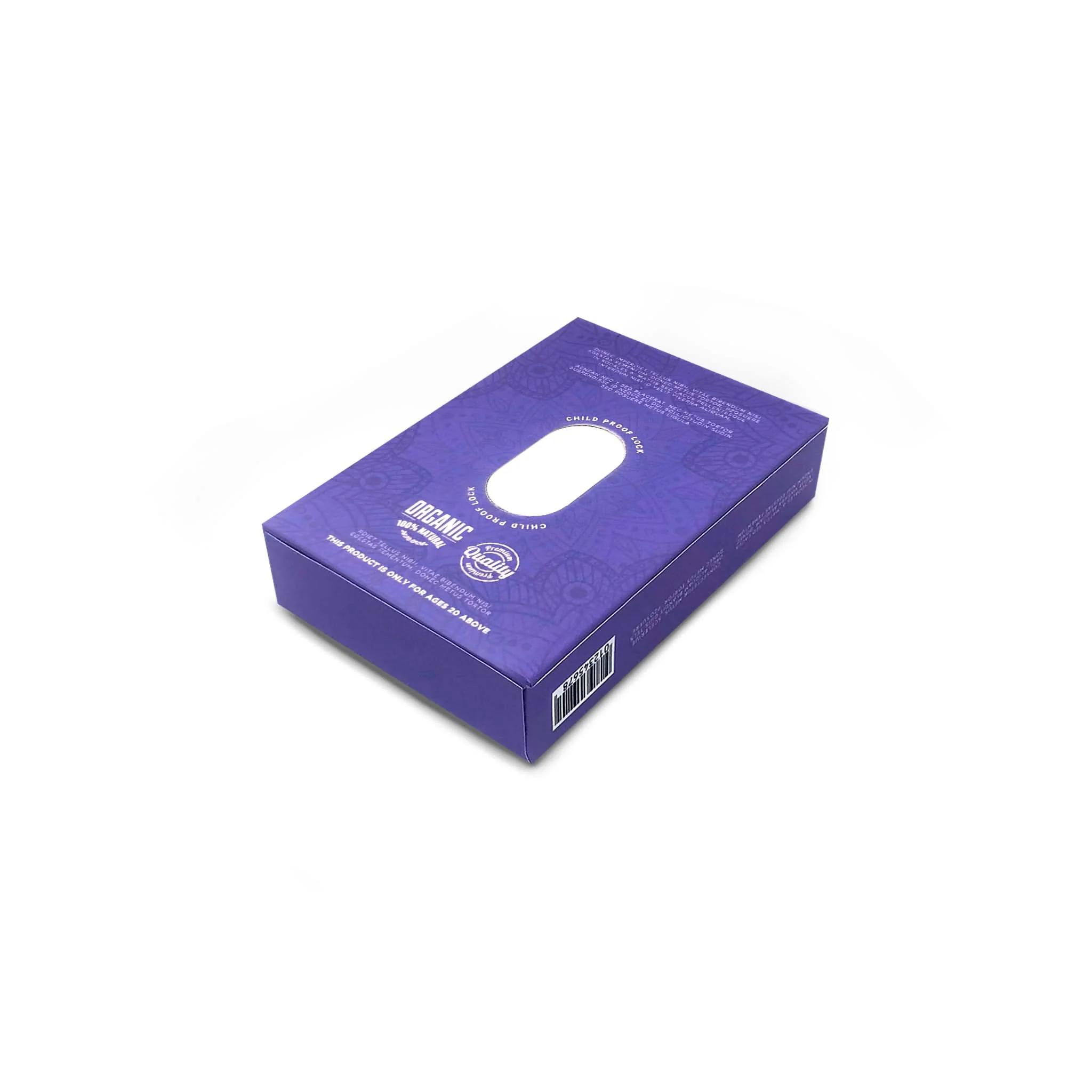 Custom Pre Rolled Turned Edge Box 4PK Quarter Size - Image 2